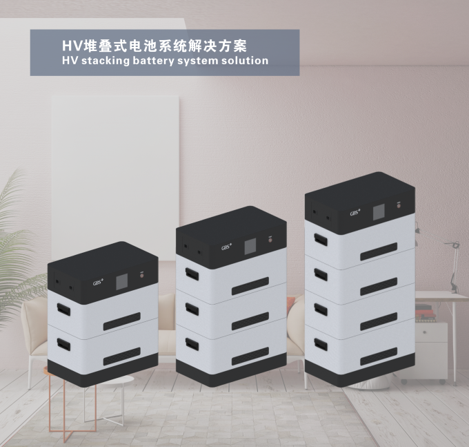 48V 96V die 144V 192V 288V 384V HV Batterijsysteem voor de Opslag van de Huishoudenenergie stapelen 4