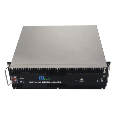 Goede prijs intelligente telecom back-up stroomvoorziening 100Ah prismatische lithium batterijpack met CAN/RS485/RS232/droogcontact communicatie online