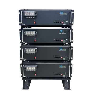 Goede prijs 5KWh Stackable LiFePO4 battery packs 51.21V 100Ah lithium battery for household energy storage online