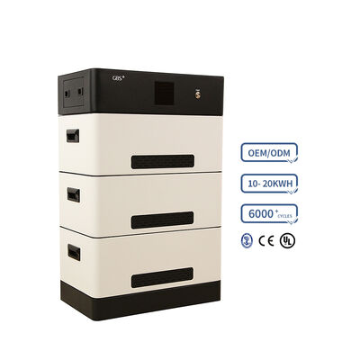 Goede prijs 48V 96V 144V 192V 50Ah 100Ah HV Stapelbaar Batterijsysteem LiFePO4 Lithium Batterij voor Huishoudelijke Energieopslag online