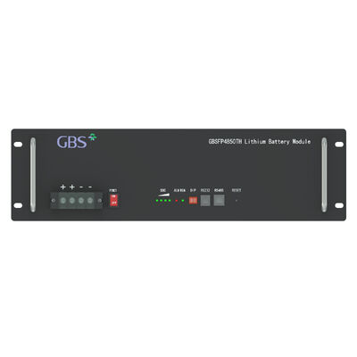 Goede prijs Zonne-energiesysteem Split Rack-gemonteerde Lithium-ion Batterij 51.2V 50Ah LiFePO4 RS485 Communicatie Batterijpakket online