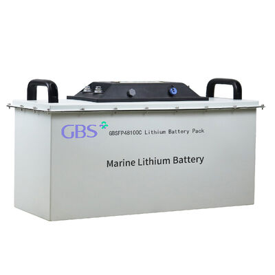 Goede prijs GBS Power System Marine Vloerreiniger Zonne-energie Opslag Vloeibare Batterij 48V 100Ah LiFePO4 GBSFP48100C 5KW 3000 Cycli online