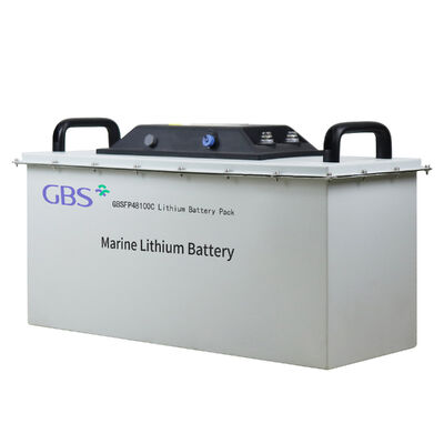Goede prijs GBS 48V CE goedgekeurd 100Ah Marine Lithium Lifepo4 batterijpakket met BMS 3000 cycli -20~65 Werktemperatuur GBSFP48100C 5KW online
